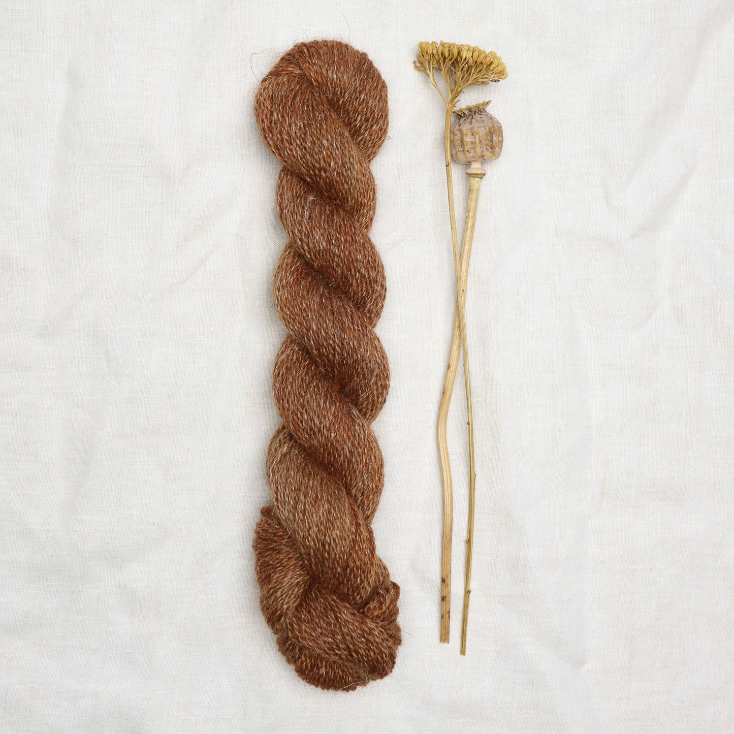 Linnen 4ply - Caramel