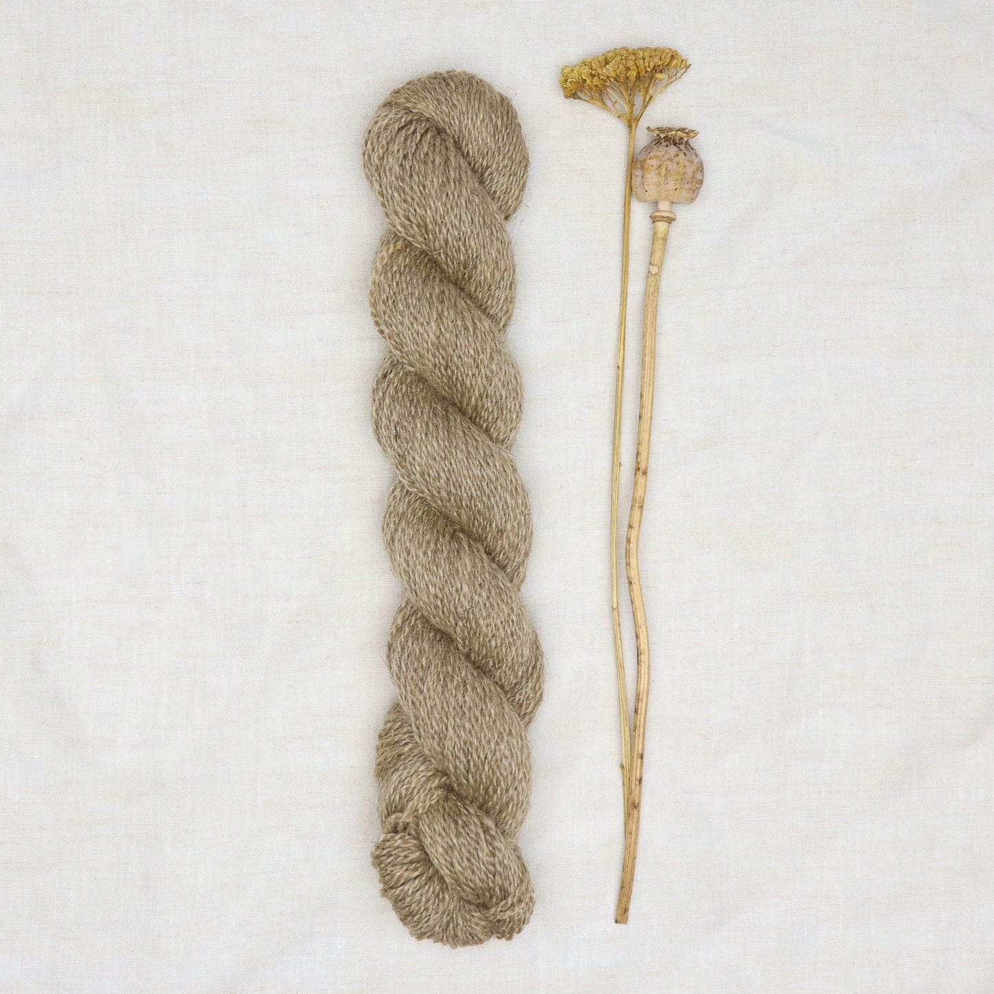 Linnen 4ply - Walnut 1